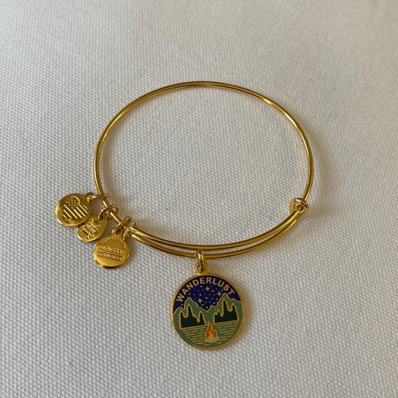 Alex & Ani “Wanderlust” Charm Bangle - Picture 1 of 4